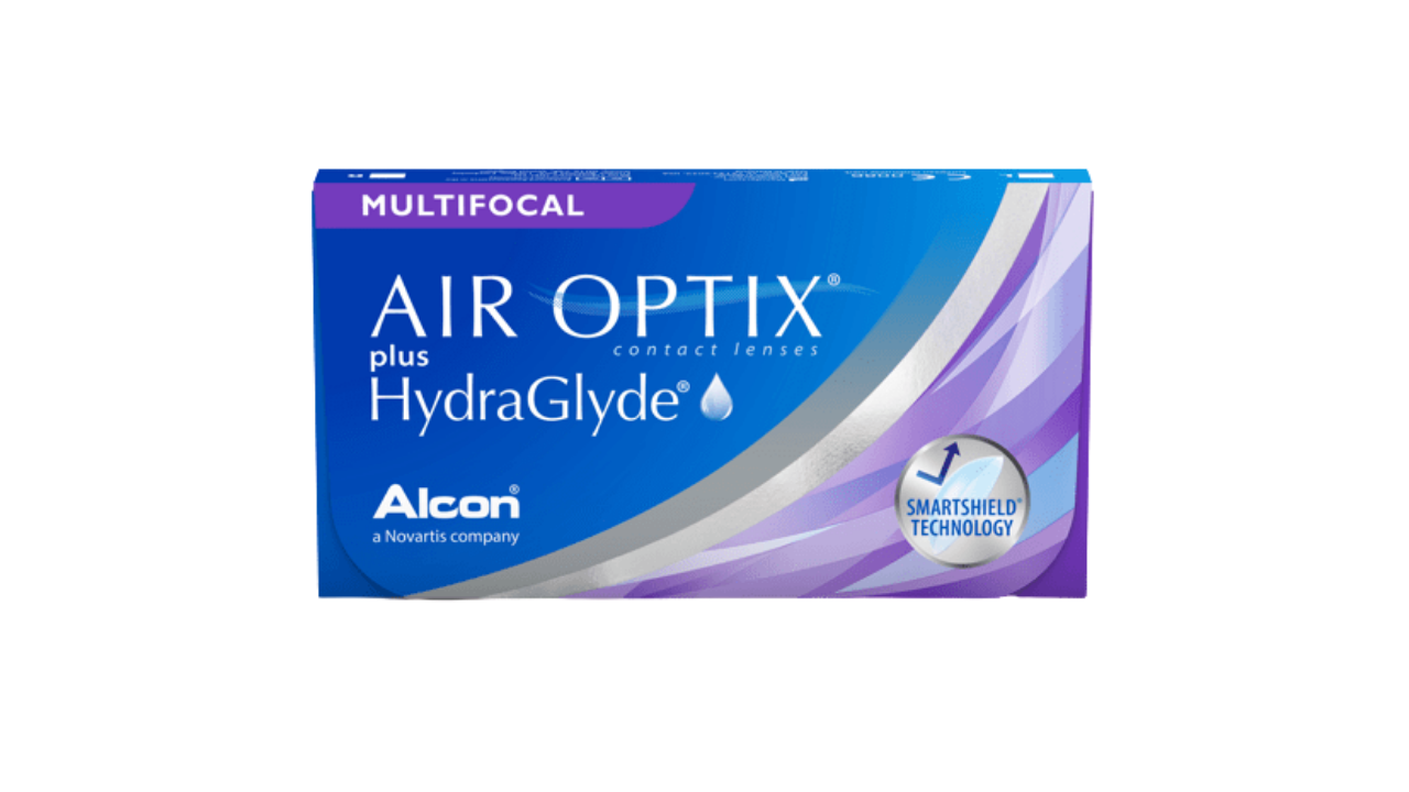 AIR OPTIX® plus HydraGlyde® Multifocal pack shot
